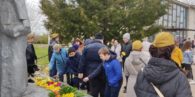 Торжественный митинг, посвященный 78-й годовщине освобождения Крыма и Сакского района от немецко – фашистских захватчиков.